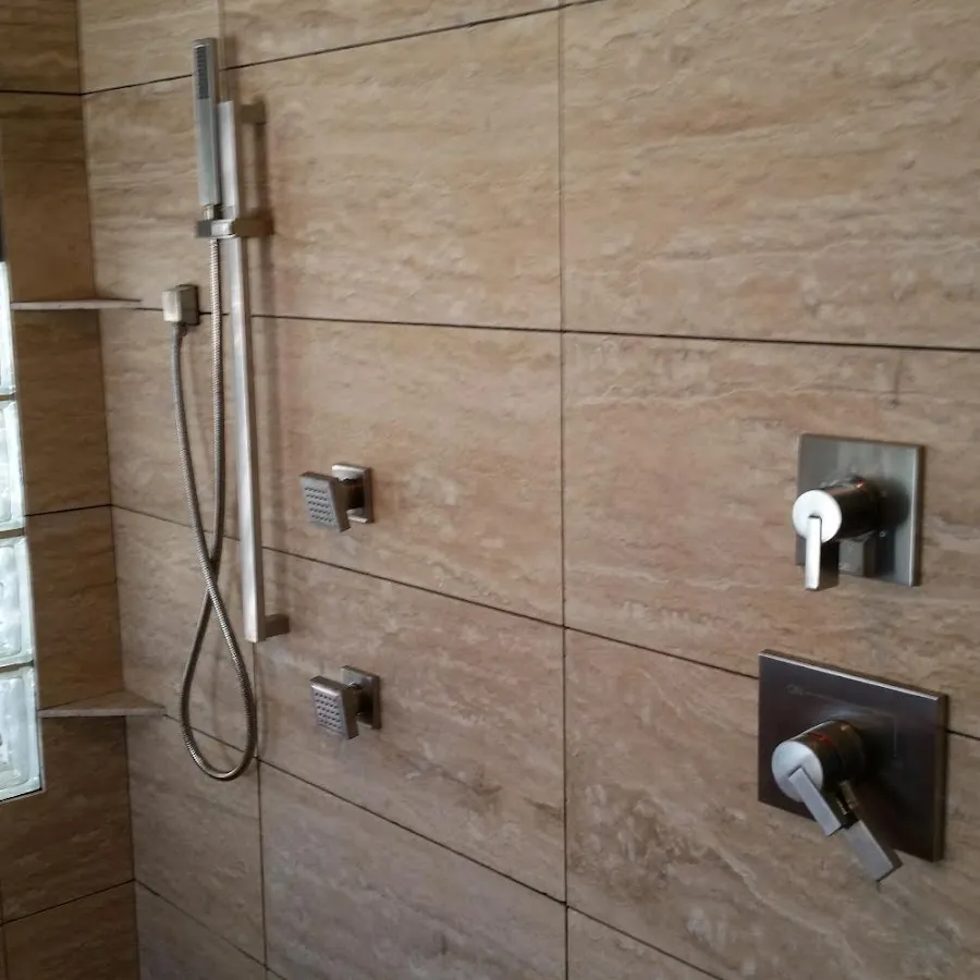 Shower fixture installation for Water Heater Replacement in North Miami